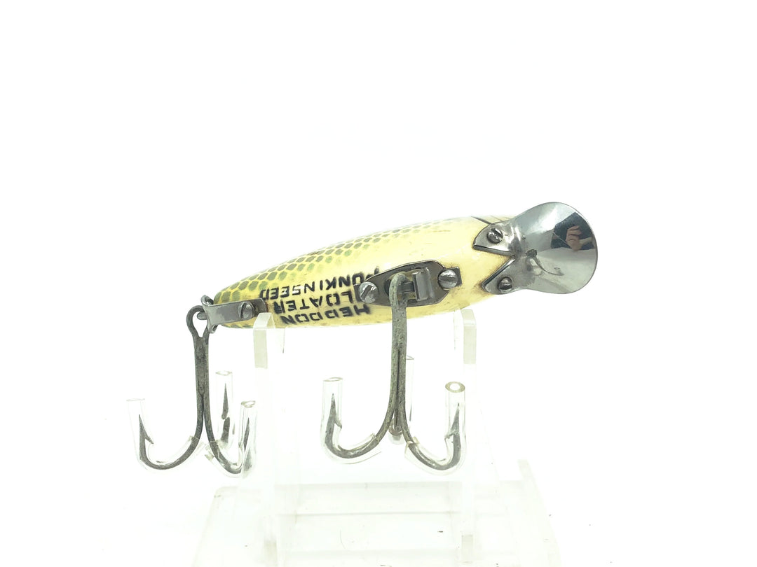 Vintage Wooden Heddon Floater Punkinseed 740, CRA Crappie Color