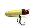 Paw Paw Flyrod Groove Head Wobbler 700, Red Head White color