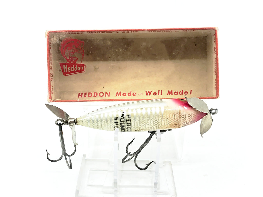 Heddon Wounded Spook 9140, XRW White Shore Minnow Color w/Box