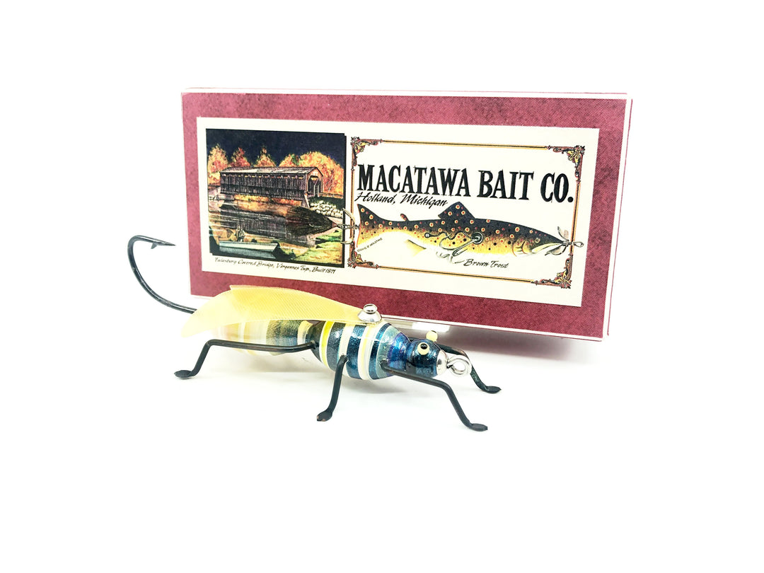 Macatawa Bait Co. Blue Bee Lure w/Box