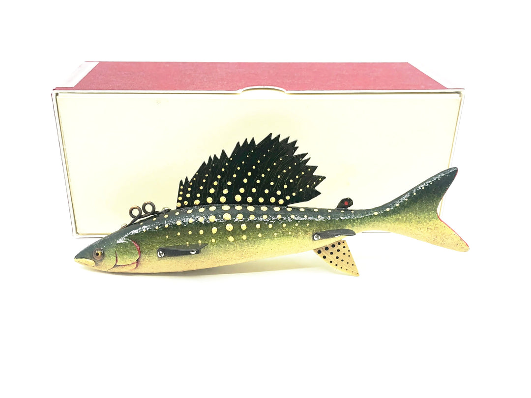 Macatawa Bait Co. Yellow Spotted Grayling Decoy w/Box