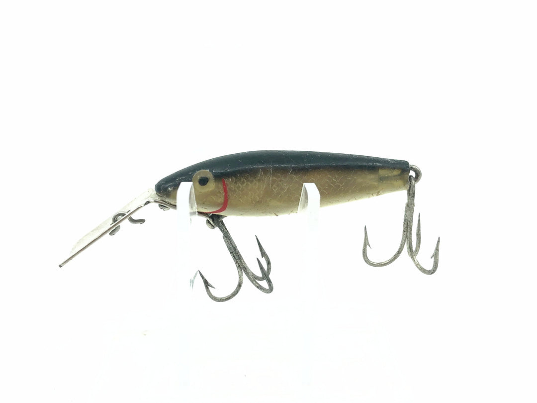 L & S Mirrolure 2M Sinker, Black Back/Silver Scale Color