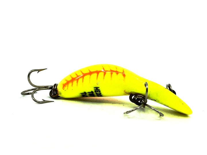 Heddon Tadpolly Tiny Tad, YFO Yellow/Fluorescent Ribs Color