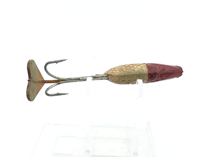 Vivif-Made in France Vintage Lure, Red Head/White Color
