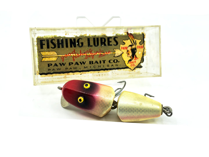 Paw Paw 9100-J Series, LJ Silver Scale/Red Head and Stripes Color with Box