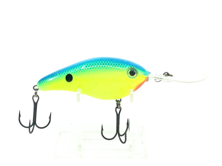 Strike King 6XD Hard Knock Crankbaits, #561 - Chartreuse Powder Blue Color