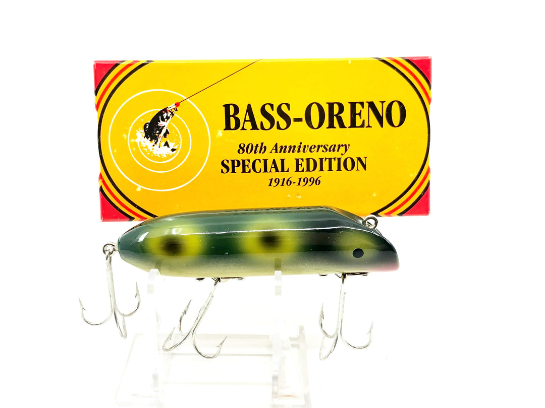 Luhr-Jensen South Bend 80th Anniversary Bass-Oreno Frog Color New in Box