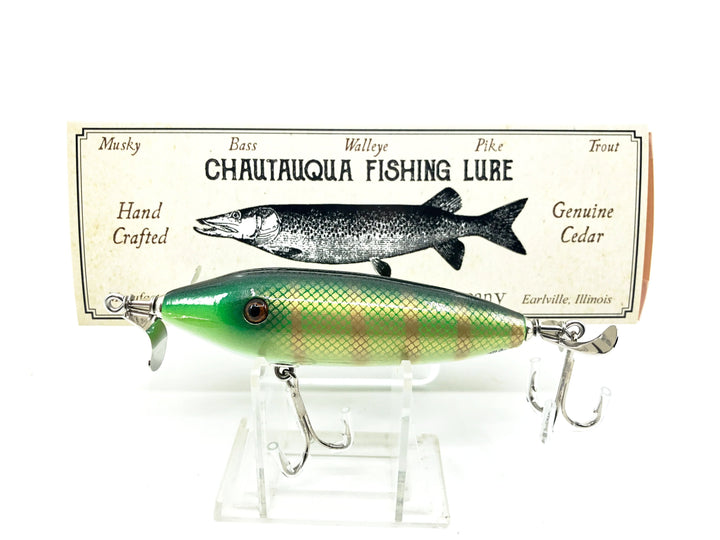 Chautauqua Topwater Minnow, Classic Yellow Perch Color