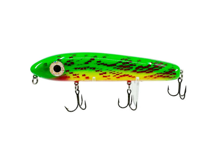 Muskie TW7 Glide Bait by Lee Agpalo, Firetiger Color