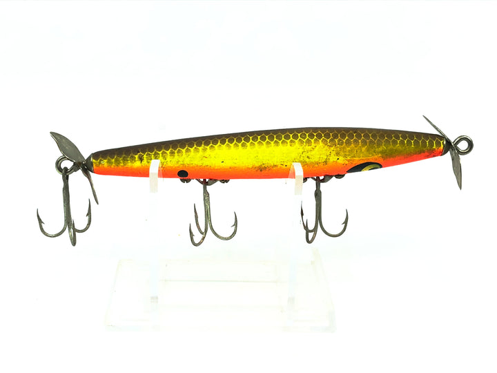 Smithwick Devils Horse F-100 Series, Chartreuse/Orange Belly/Brown Scale Color