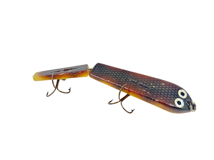 Muskie Catcher Jointed Bait, Brown Perch Color