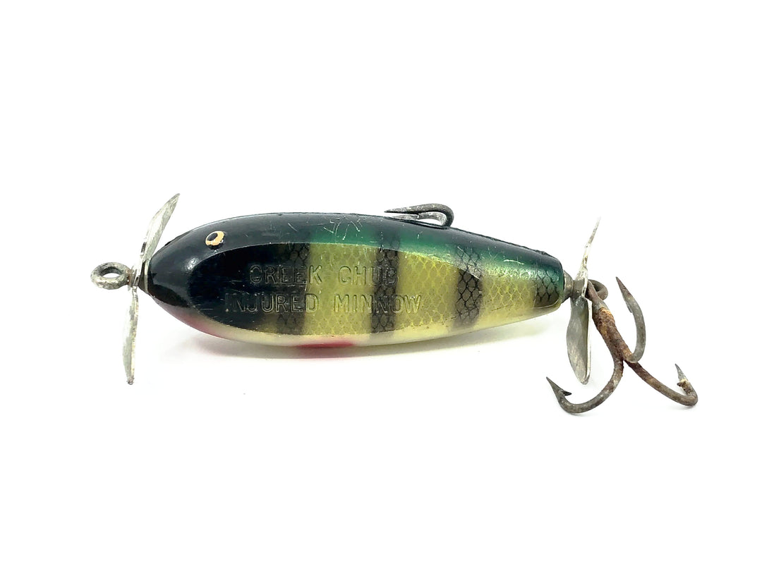 Creek Chub 1600 Baby Injured Minnow, #01 Perch Scale Color