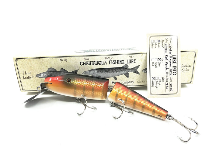 Chautauqua Deep Diver Jointed Magnum Pikie Classic Red Perch Color
