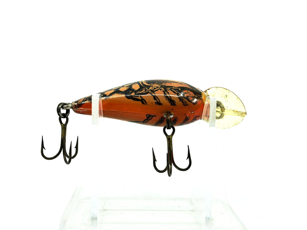 Bomber Model A 2A, XC3 Light Brown Crawdad/Orange Belly Color Screwtail