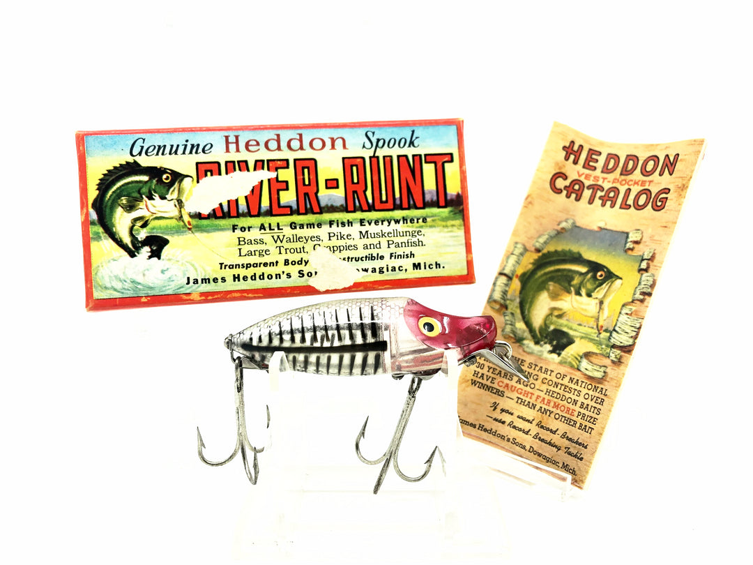 Heddon River Runt Spook Sinker 9110-XRS, Silver Shore Color with Box