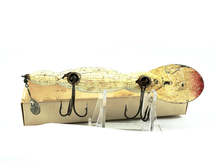Bomber Wooden Waterdog 1700 Series, #40 Silver Shad Color with Box
