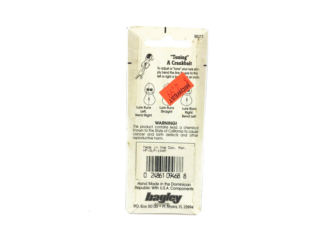 Bagley Shad-A-Lac Holographic Firetiger Color on Card