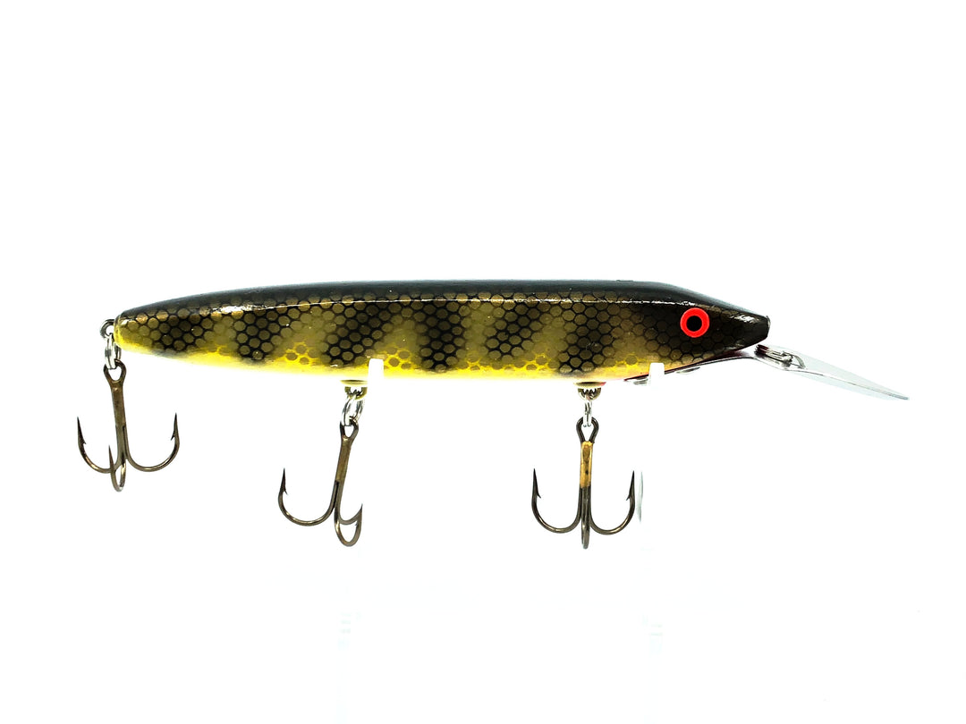 Smity Bait/Dick Gries Tackle Deep Esox Minnow, Natural Perch Color