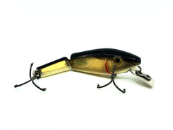 L & S 15M Mirrolure Sinker, Black Back/White Belly/Gold Scale Color