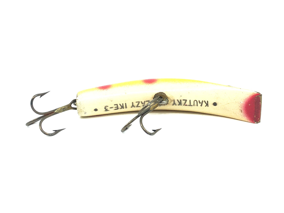 Kautzky Wooden Lazy Ike 3, YS Yellow Spots Color