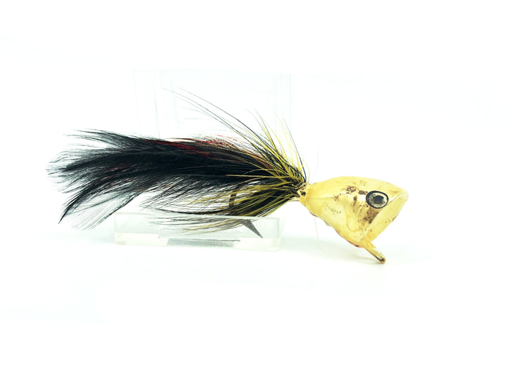 Peck's Parker Feather Minnow, Yellow/Red/Black Bucktail Color