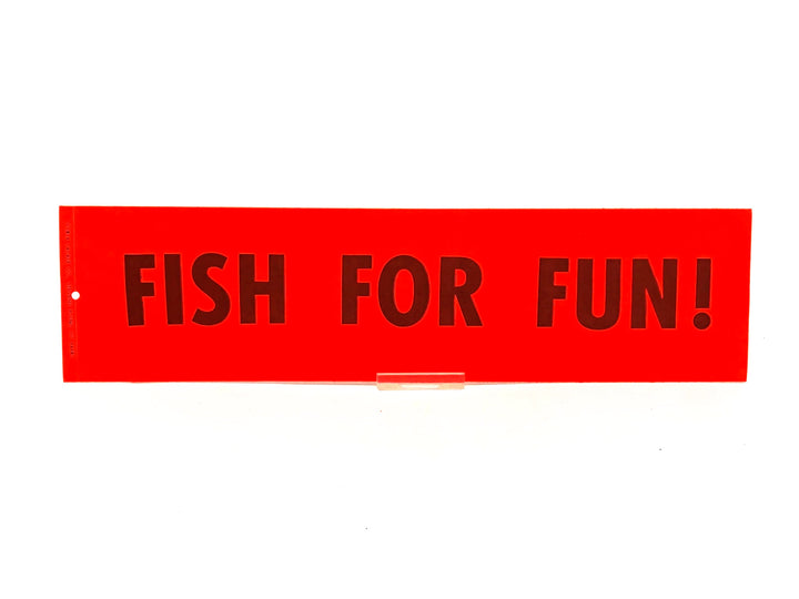 Fish for Fun! Sticker/Decal