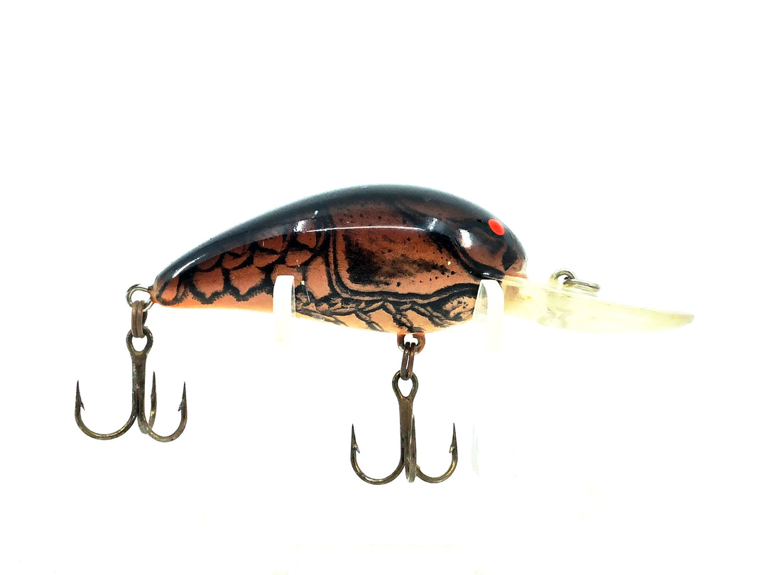 Bomber Model A 6A, XC4 Dark Brown Crawdad/Orange Belly Color