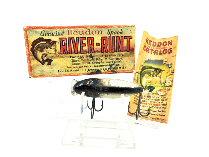 Heddon River Runt Spook Sinker 9110-P, Shiner Color with Box/Catalogue