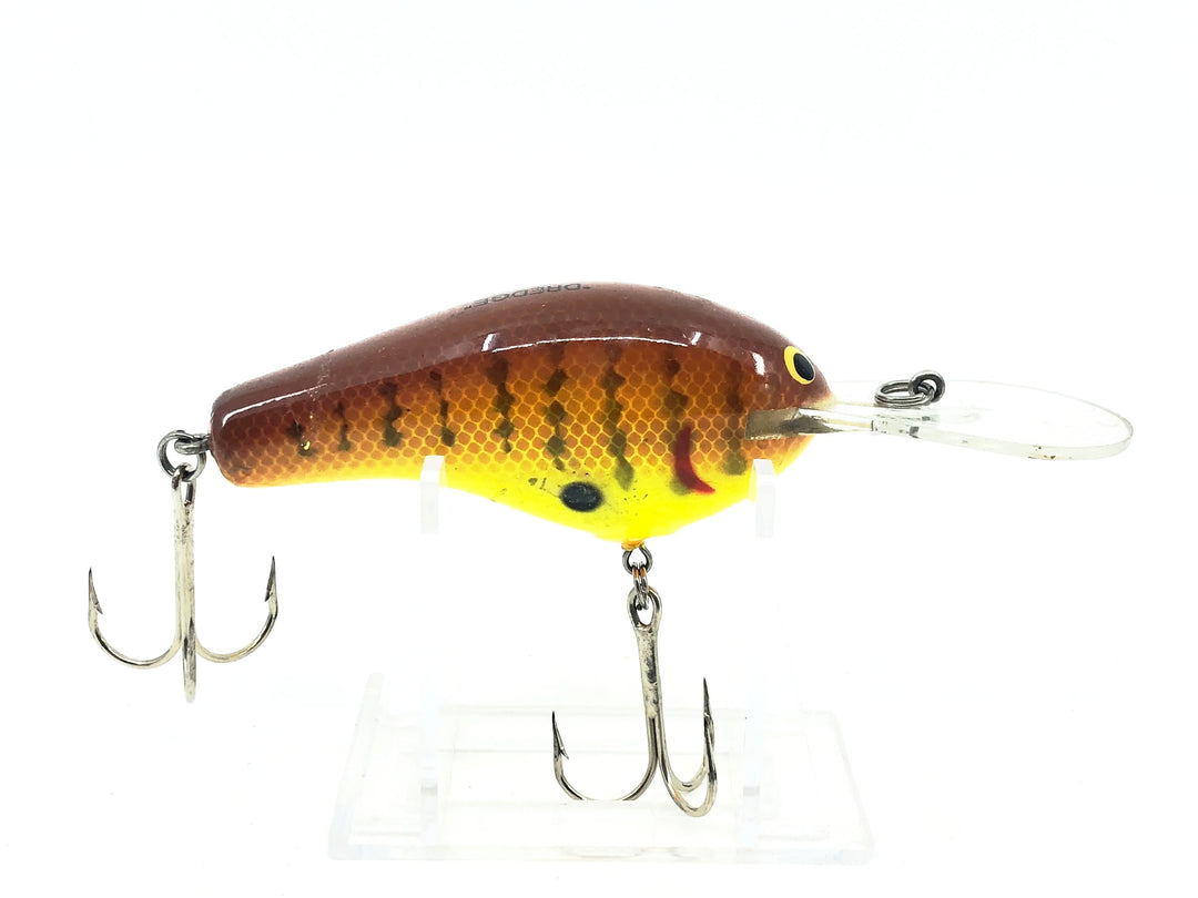 Bagley's DB3 Dredge DC9 Dark Crayfish on Chartreuse Color