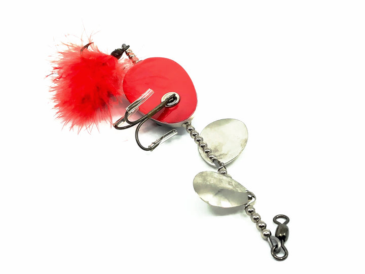 Musky Dan (XXX Lures) Kent Frog Spinner, Ladybug Color