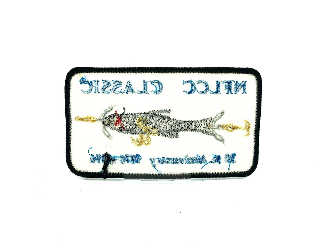 NFLCC Classic 20th Anniversary Shakespeare Evolution Minnow 1976-1996 Patch