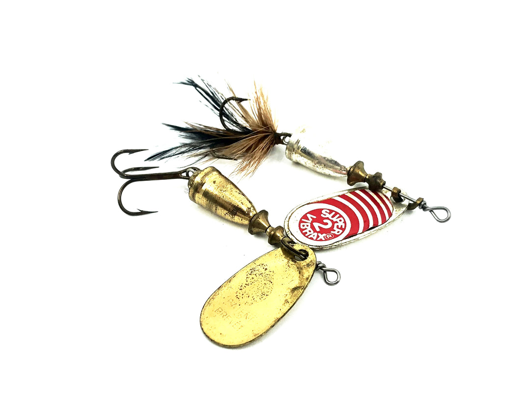 Blue Fox Super Vibrax #2 Spinner Combo, Gold/Silver