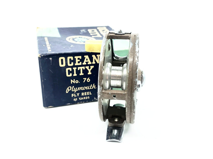 Vintage Ocean City No.76 Plymouth Model Fly Reel w/Box