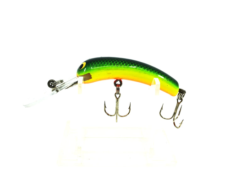 Bagley Diving Smoo #2 H69, Hot Green on Chartreuse Color
