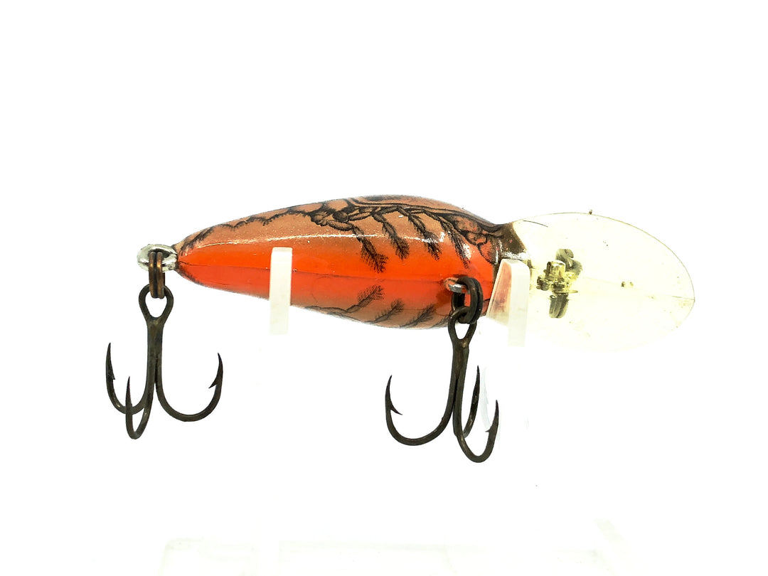 Bomber Model A 5A, XC4 Dark Brown Craw Orange Belly Color Screwtail Model