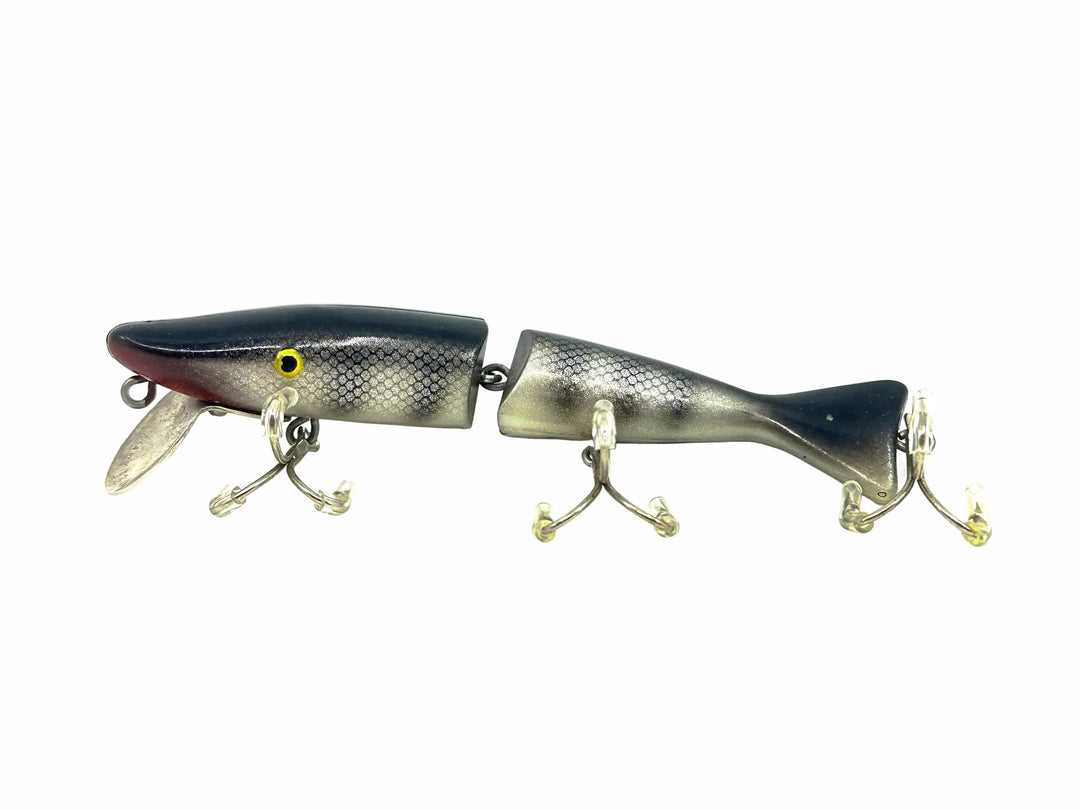 Radtke Pike Minnow, Silver/Black Back & Ribs Color