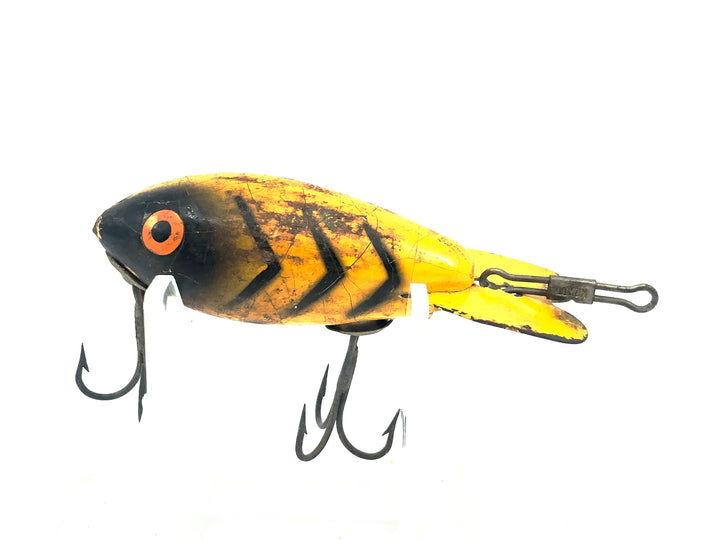Wooden Bomber 300 Series, #20 Yellow/Black Ribs Color - Early Bomber