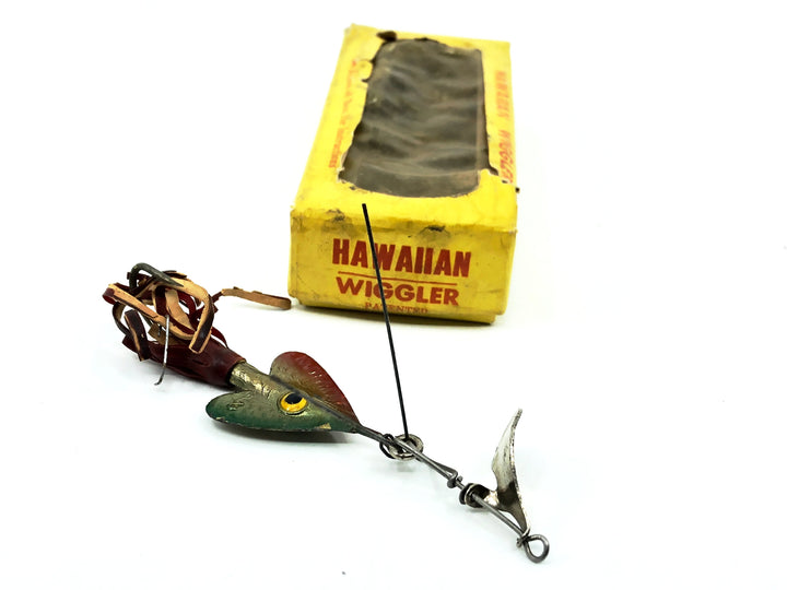 Arbogast Hawaiian Wiggler #2, Perch Color with Windowed Box