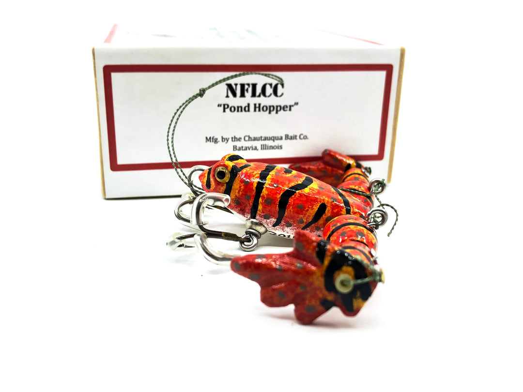 NFLCC Collectors Club 2014 Limited Edition Club Chautauqua Custom Pond Hopper, Special Orange Poison Dart Frog Color