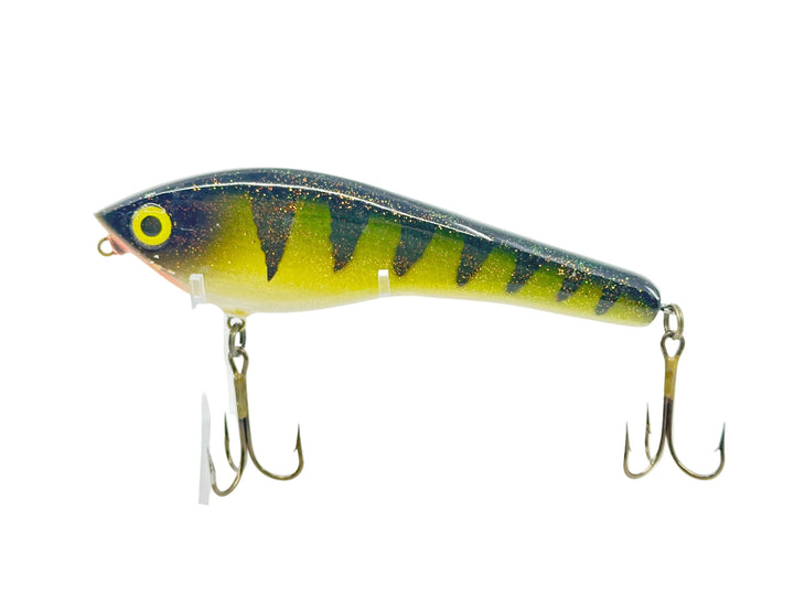 Musky Glide Bait, Hot Perch Color