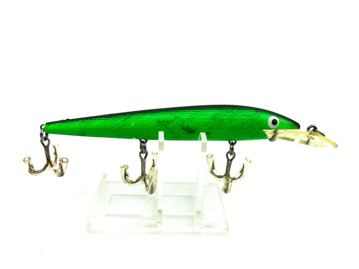 Rebel Fastrac Minnow, Color-C-Lector Y Fluorescent Lime Green/Black Back Color