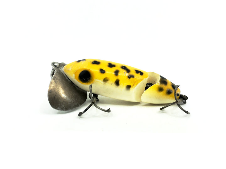 Arbogast Jointed Jitterbug, Frog/White Belly Color