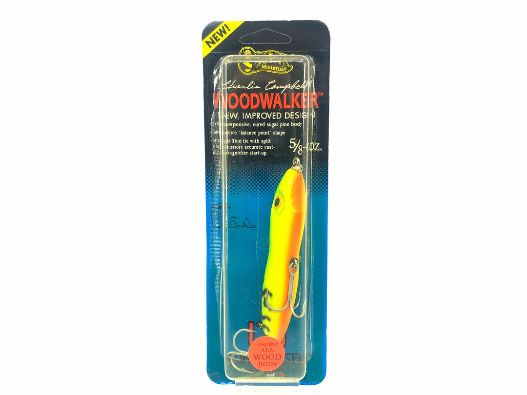 Luhr-Jensen Ozark Woodwalker, Fire Tiger Color on Card