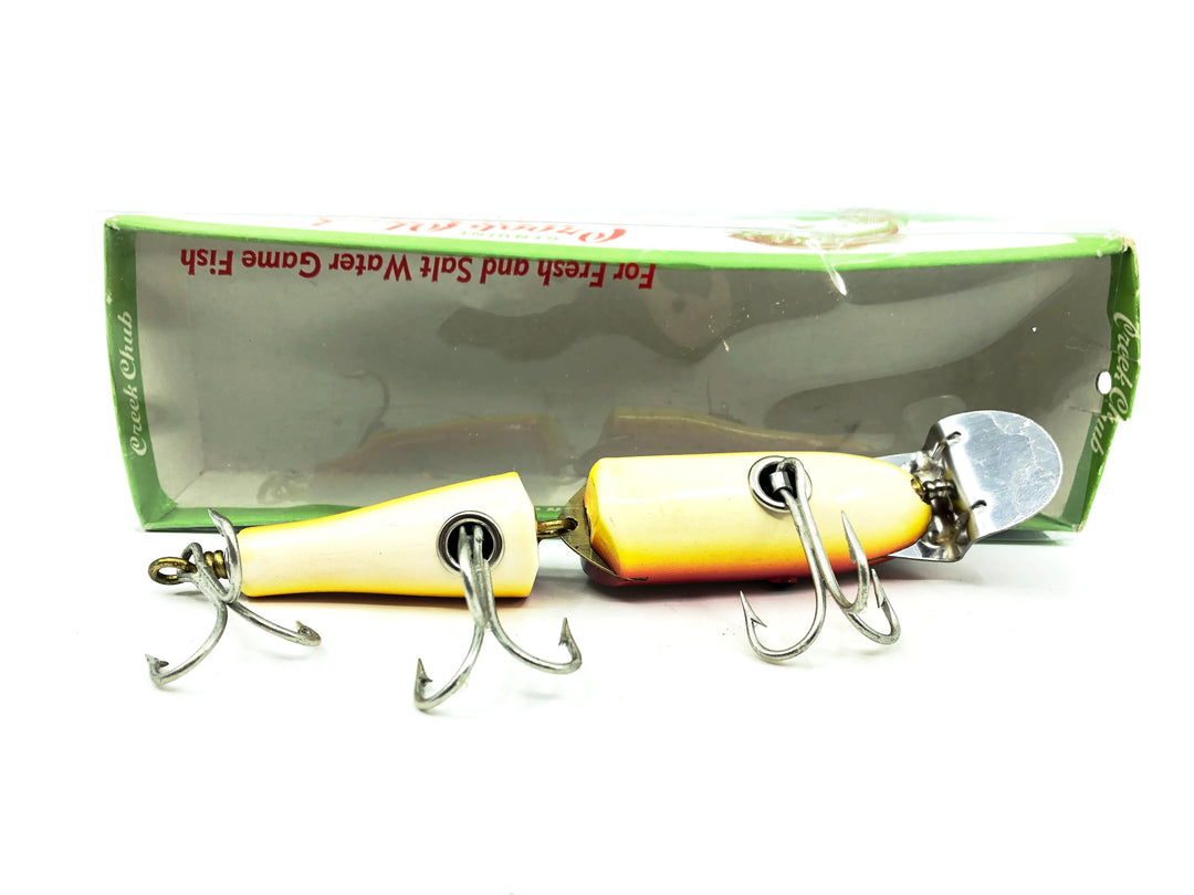 Creek Chub Jointed Snook Pikie 5500, Rainbow Color 5508W with Box