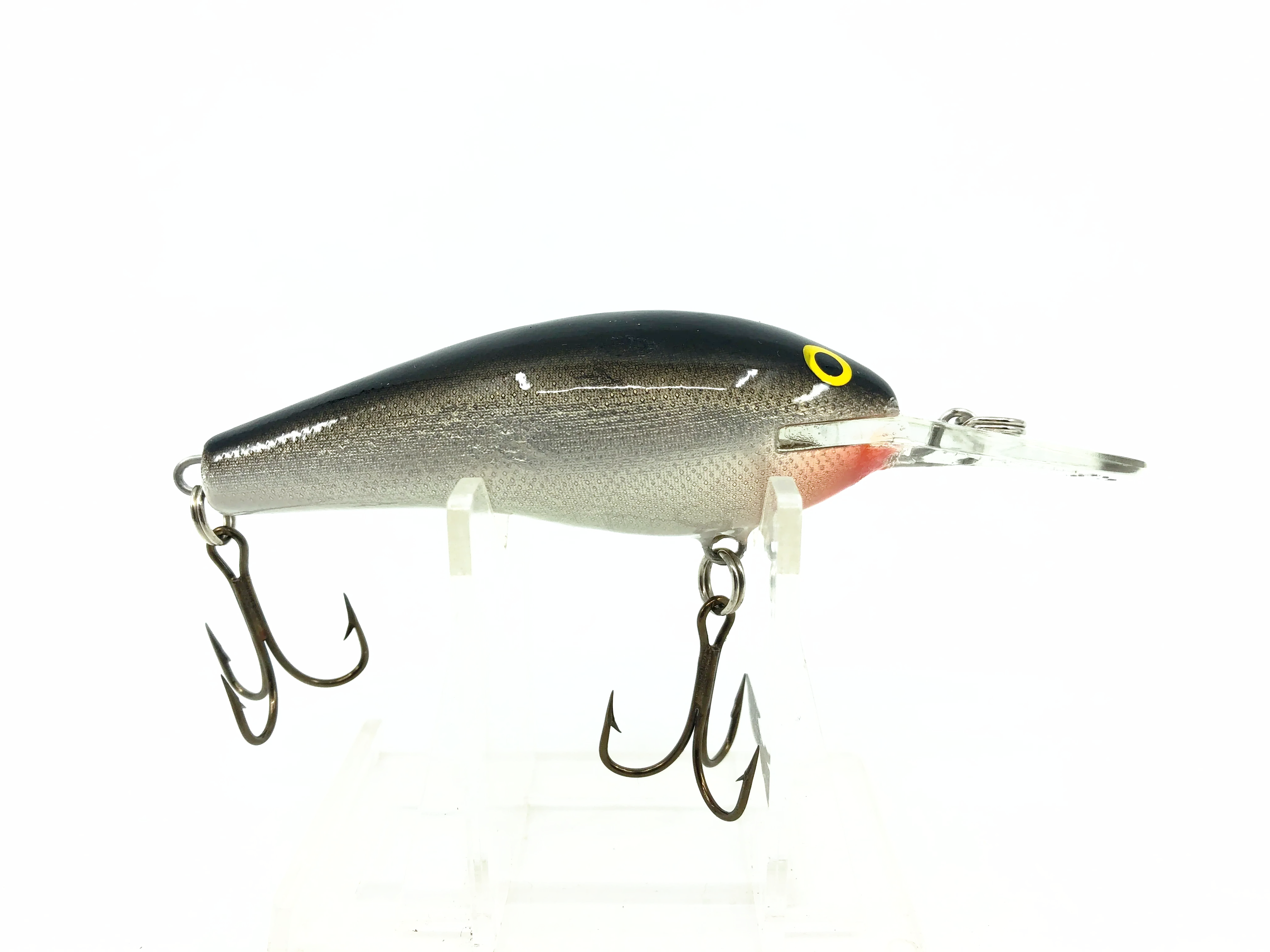 Rapala Fat Rap FR-7 Crankbait Fait Main – Bleu Argent Foncé – Pêche En Eau Douce – Occasion