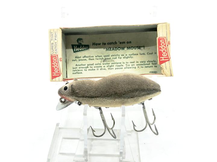 Heddon Meadow Mouse with Box 9800, GM Grey Mouse Color w/Box