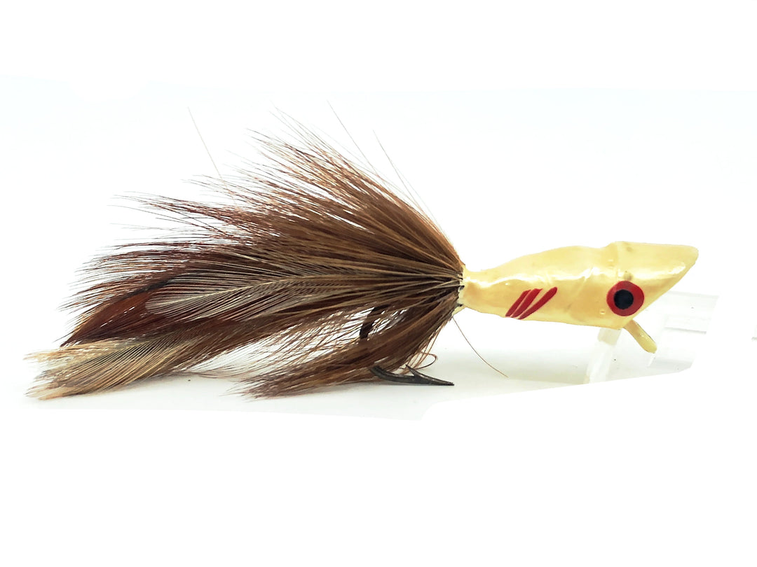 Peck's Parker Feather Minnow, Brown Bucktail Color