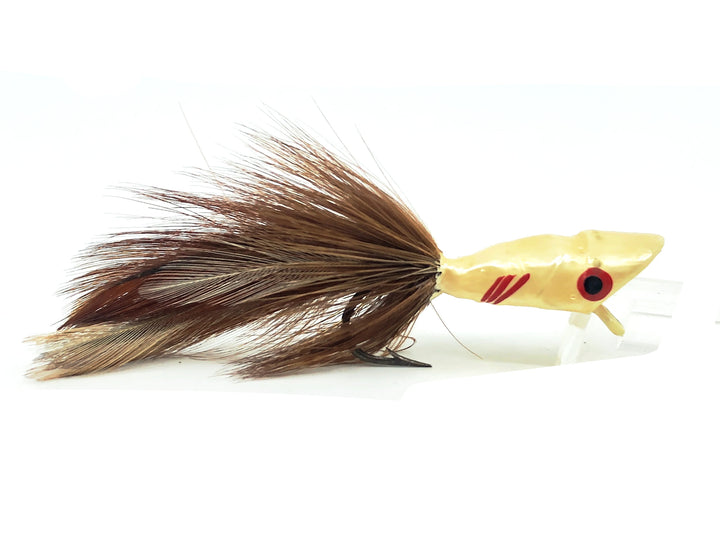 Peck's Parker Feather Minnow, Brown Bucktail Color