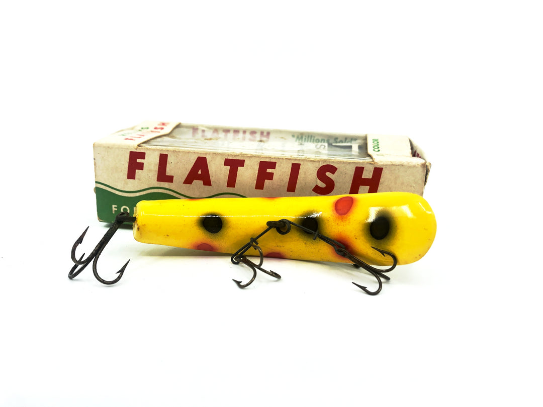 Vintage Helin Flatfish U20, Yellow Color with Box