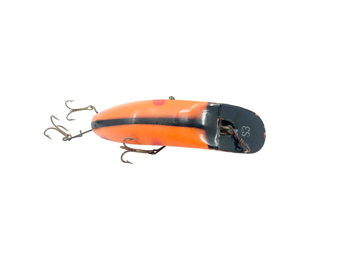 Helin Flatfish S3, OB Orange Red Tip Black Stripe Color